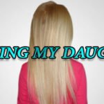 Straightening my Daughter's Hair with the Hair Brush Straightener