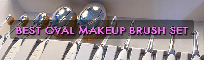 Best Oval Make Up Brush Set Featured
