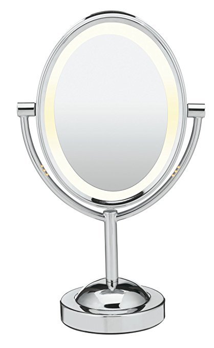 Conair Oval Shaped Double-Sided Lighted Makeup Mirror - Best Valentines Day Gifts for Her 2017