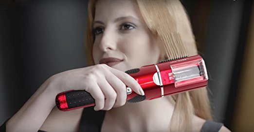 Woman using the best split end trimmer