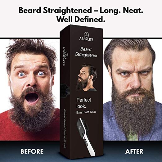 Aberlite Beard Straightener for Men beard