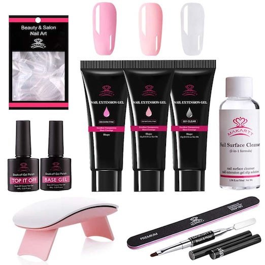 Makartt French Collection Poly Nail Extension Gel Starter Kit - is this the Best Polygel Nail Kit?