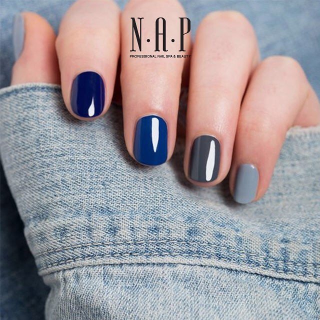 13 - Picture of Denim Nails