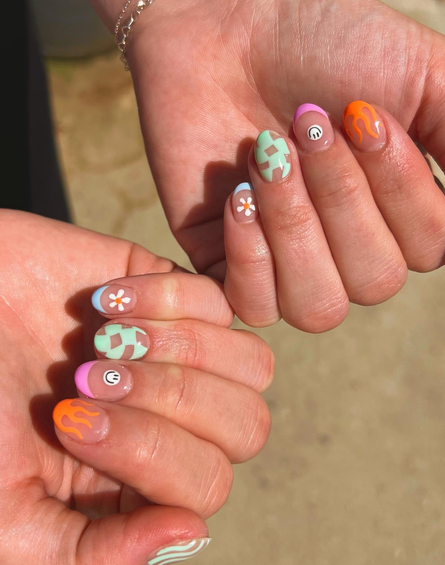 13 - Picture of Summer Short Nails Inspo