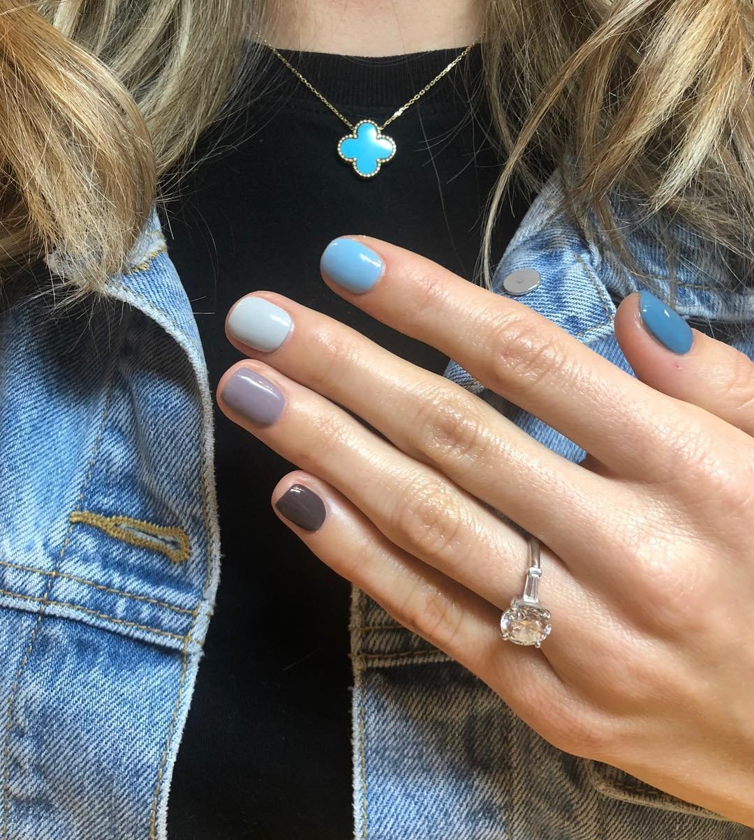 14 - Picture of Denim Nails