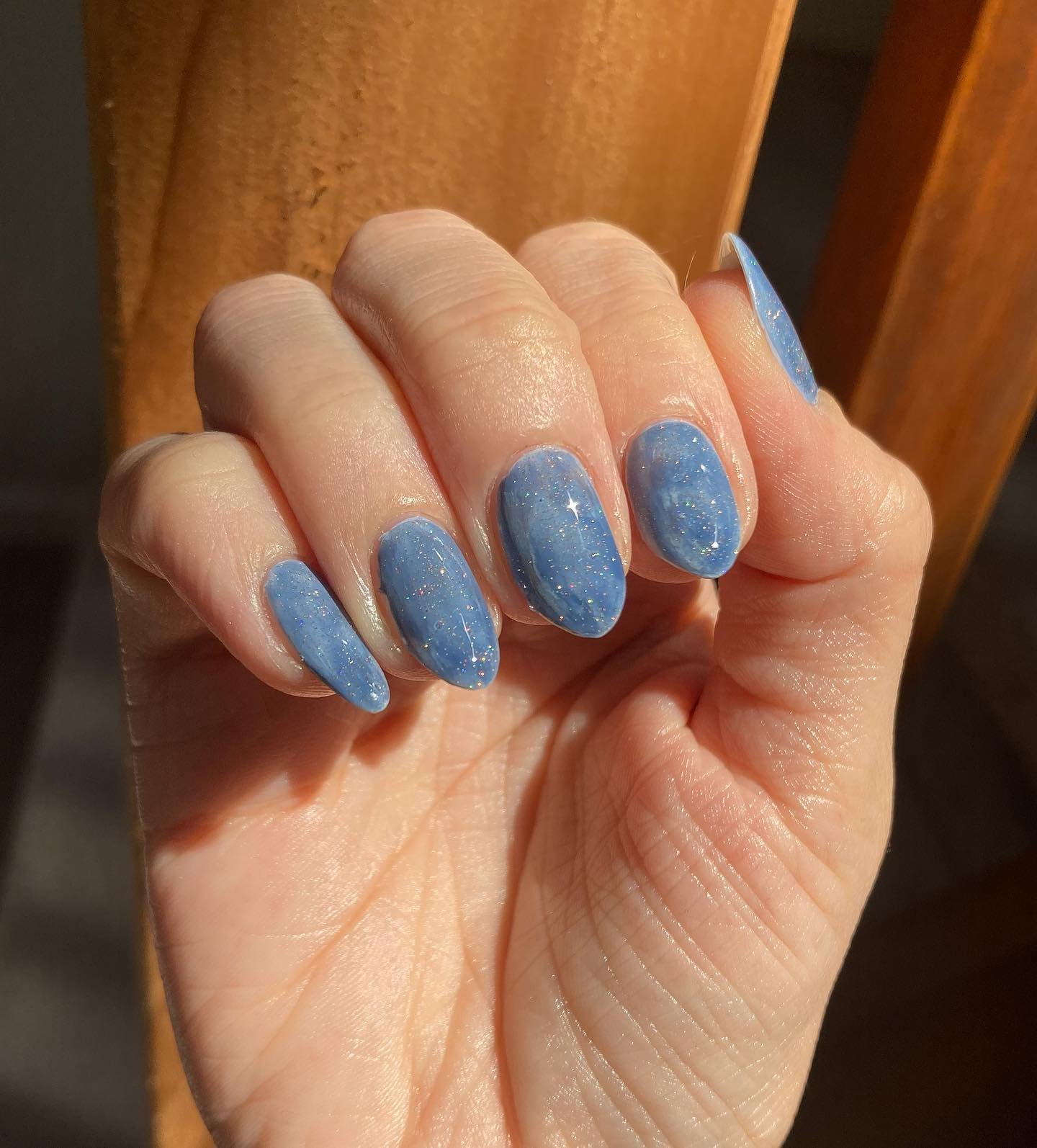 15 - Picture of Denim Nails