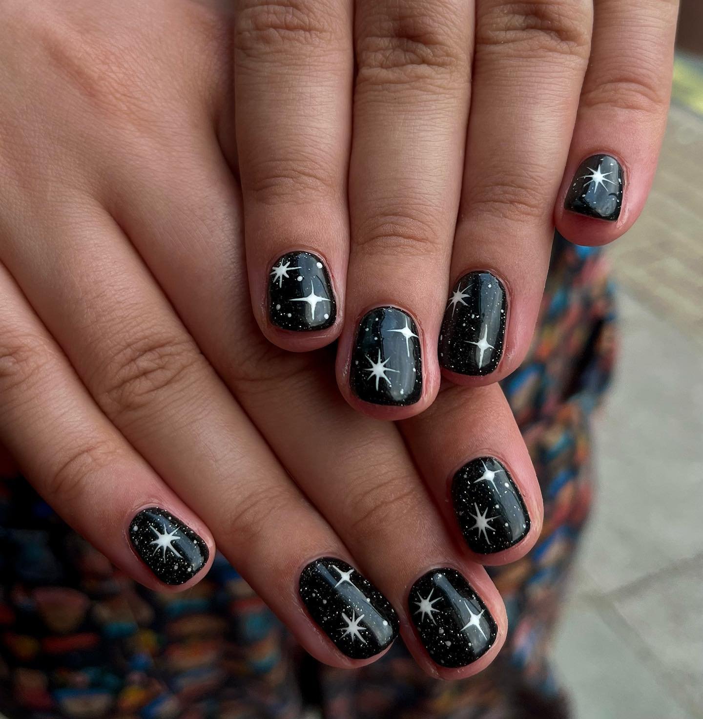 2 - Picture of Galaxy Nails