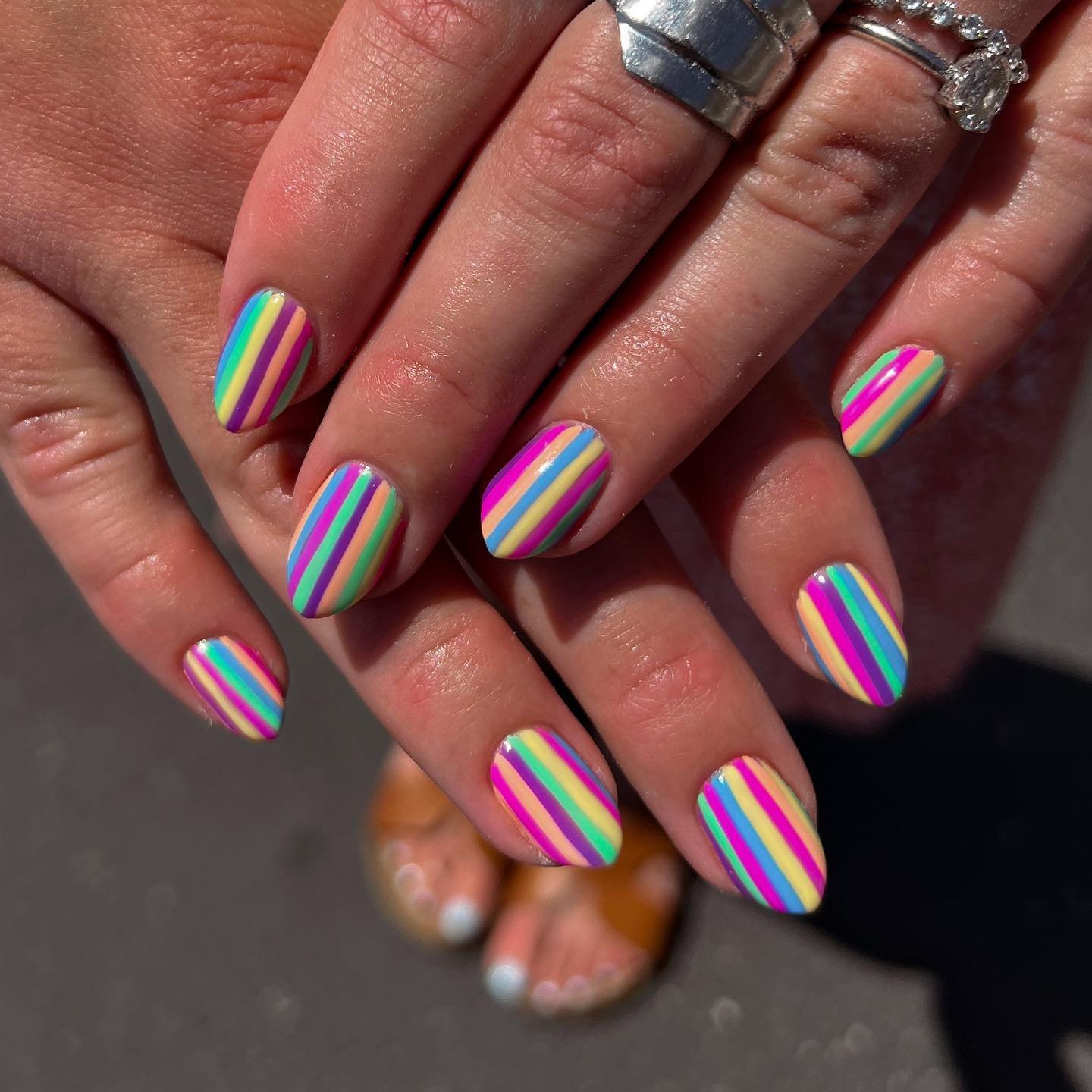 5 - Picture of Summer Short Nails Inspo