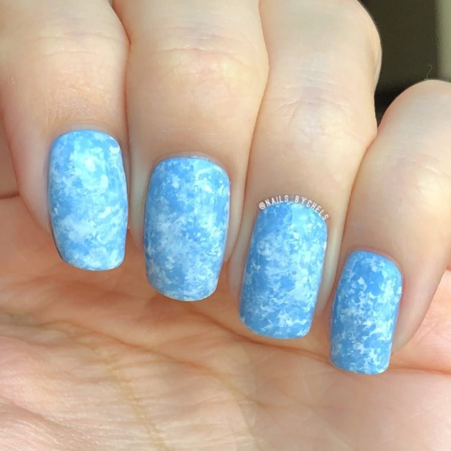 8 - Picture of Denim Nails