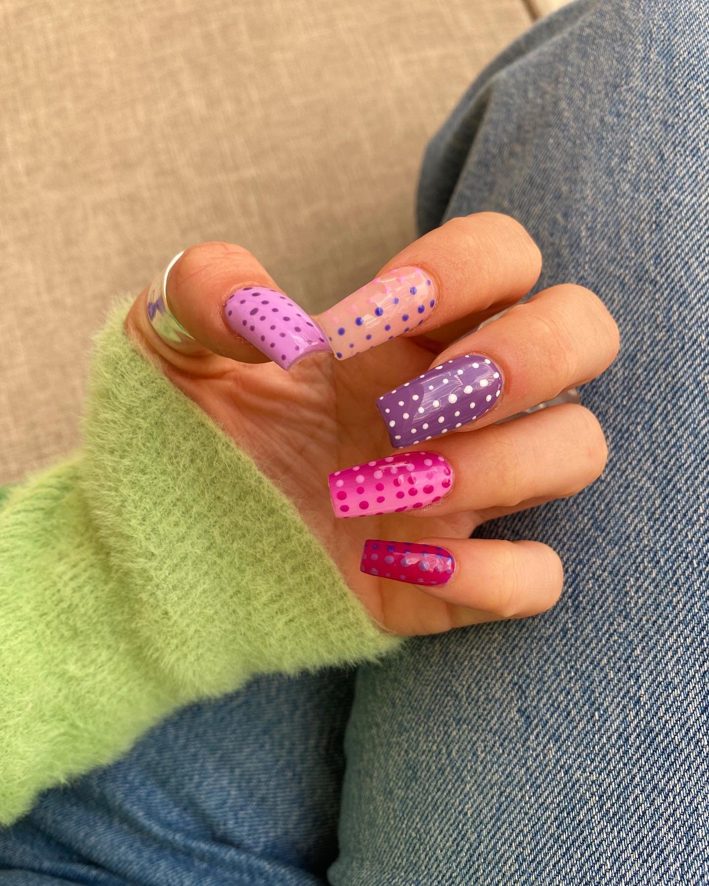 9 - Picture of Cyber Dot Nails