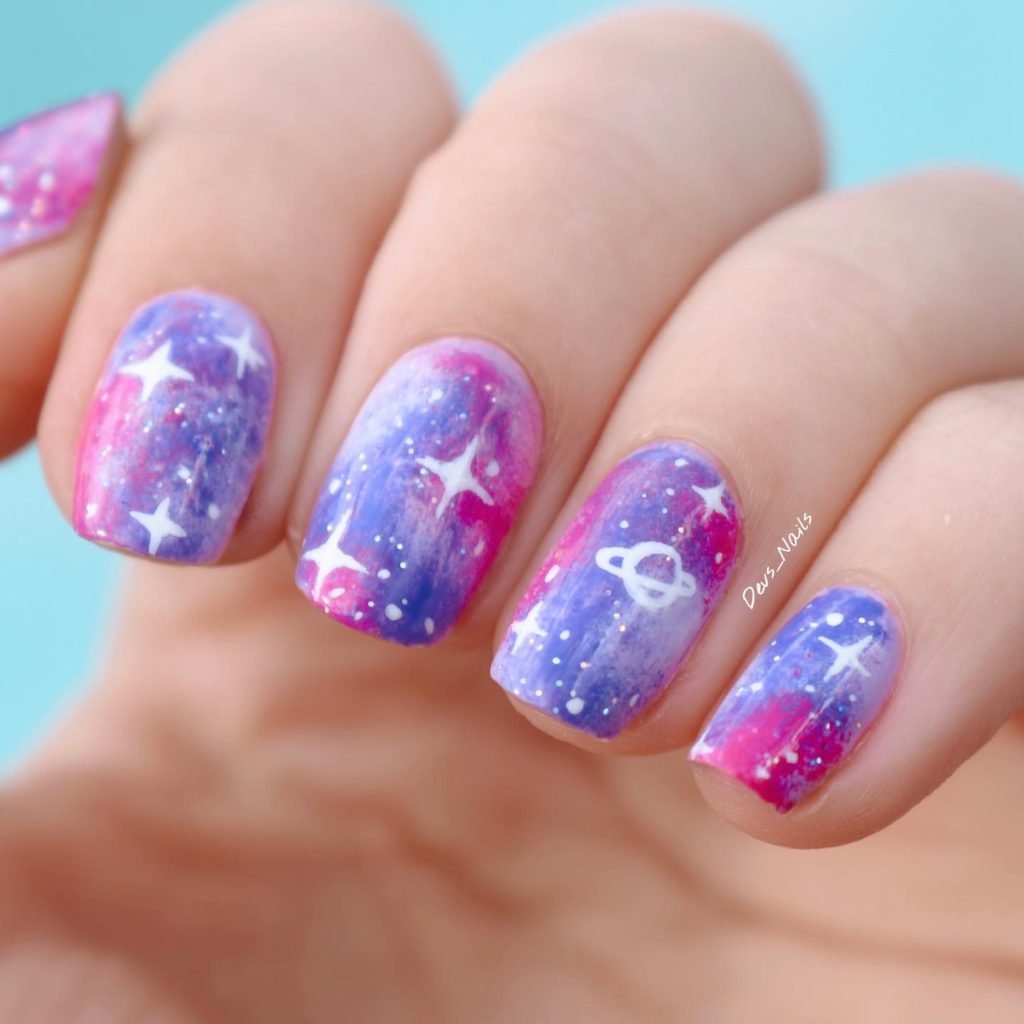 36 Out-of-This-World Galaxy Nails for You to Try