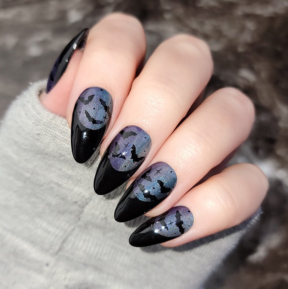 38 - Picture of Halloween Nails