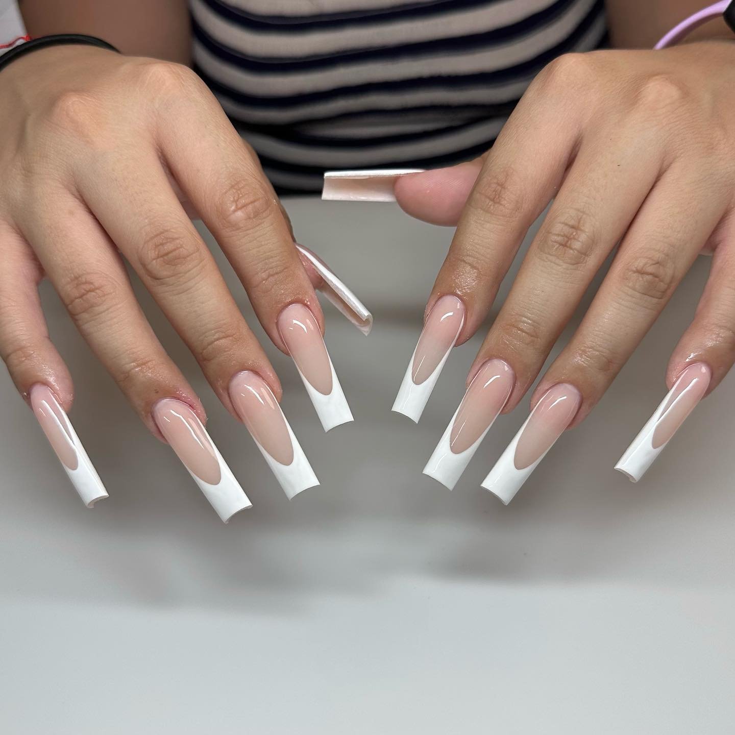 24 - Picture of Nude Baddie Nails
