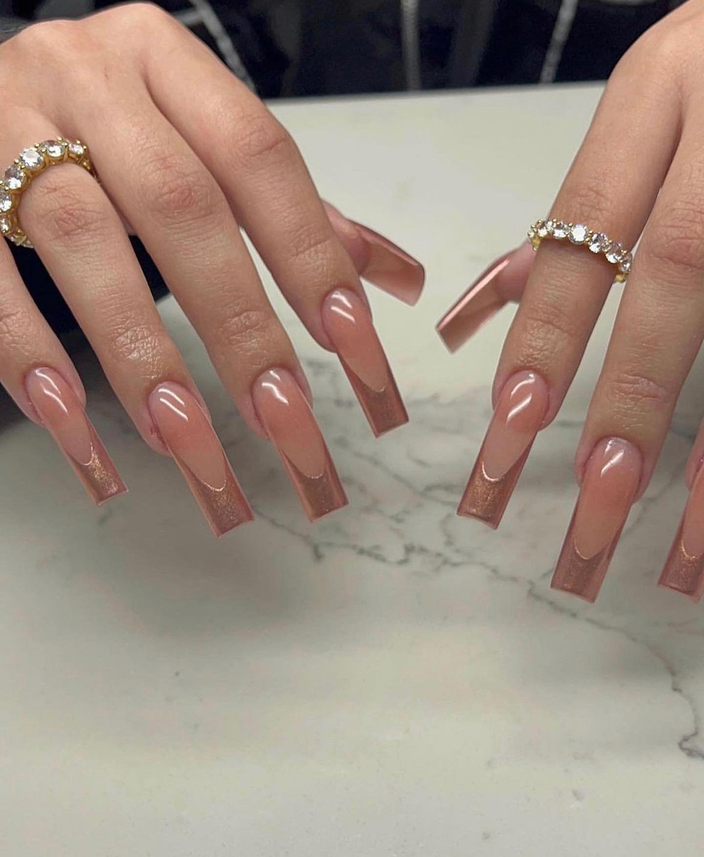 33 - Picture of Nude Baddie Nails