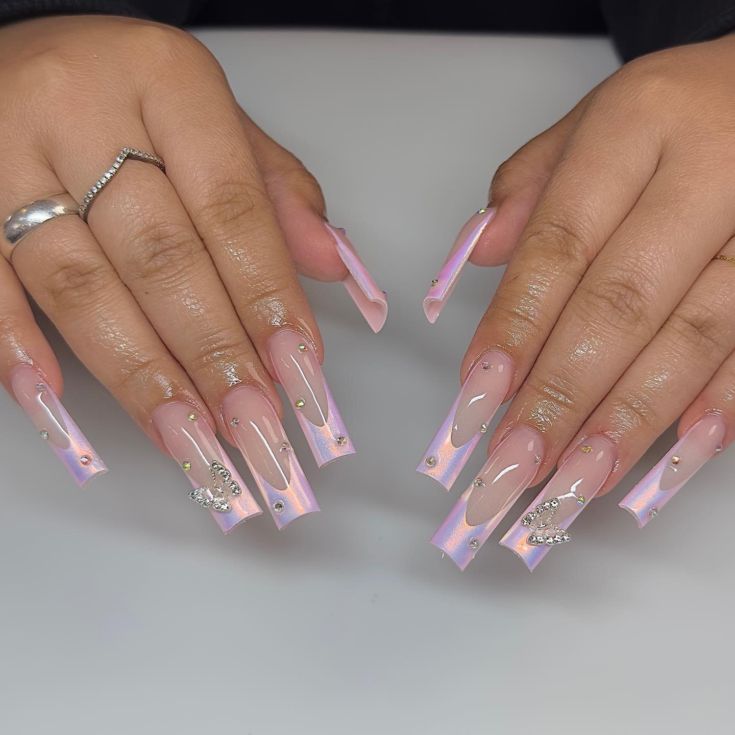 34 - Picture of Nude Baddie Nails