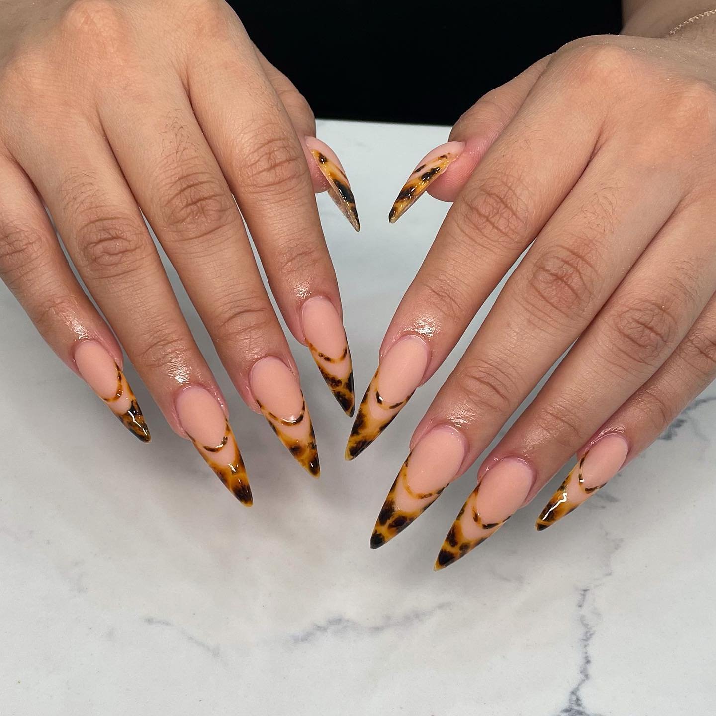 35 - Picture of Nude Baddie Nails