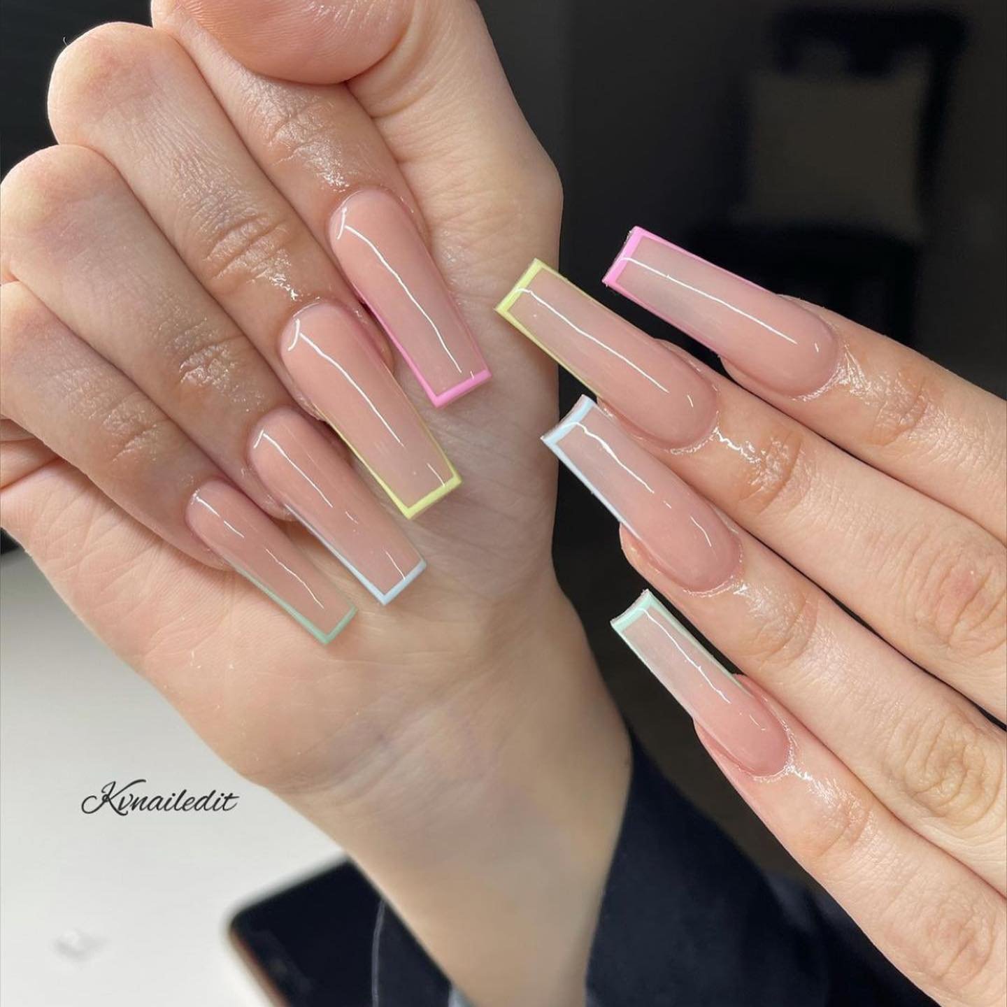 36 - Picture of Nude Baddie Nails