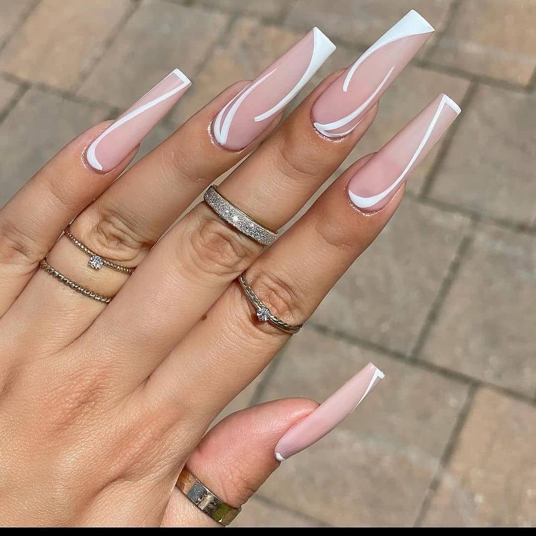 37 - Picture of Nude Baddie Nails