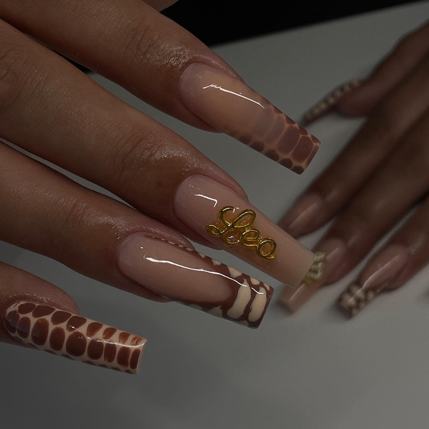 9 - Picture of Nude Baddie Nails