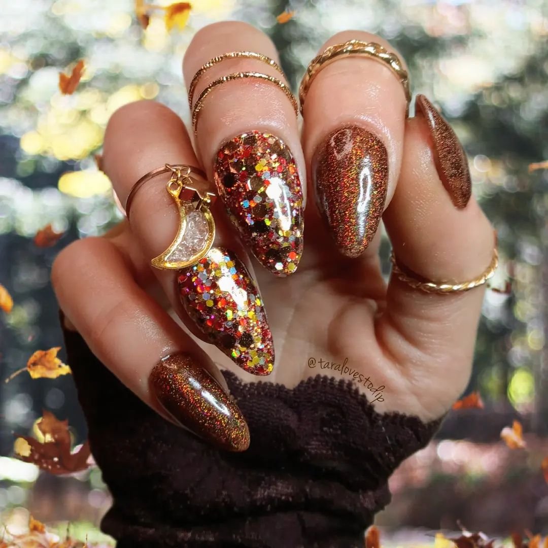 15 - Picture of Thanksgiving Nails