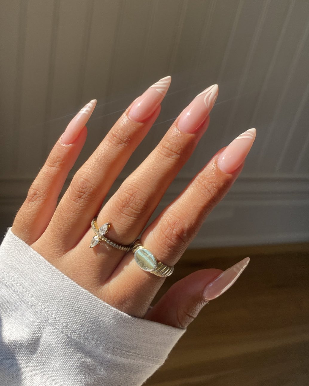 9 - Picture of Almond Nails