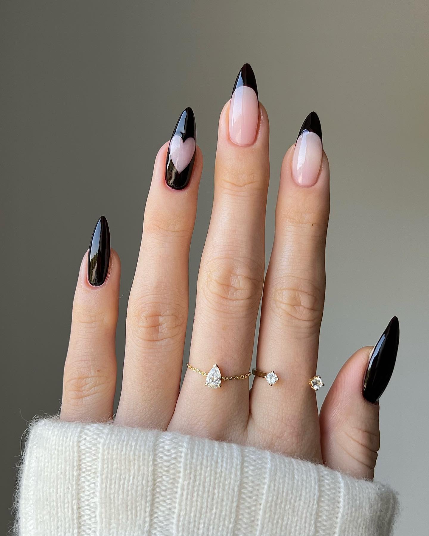 30 - Picture of Black Nails