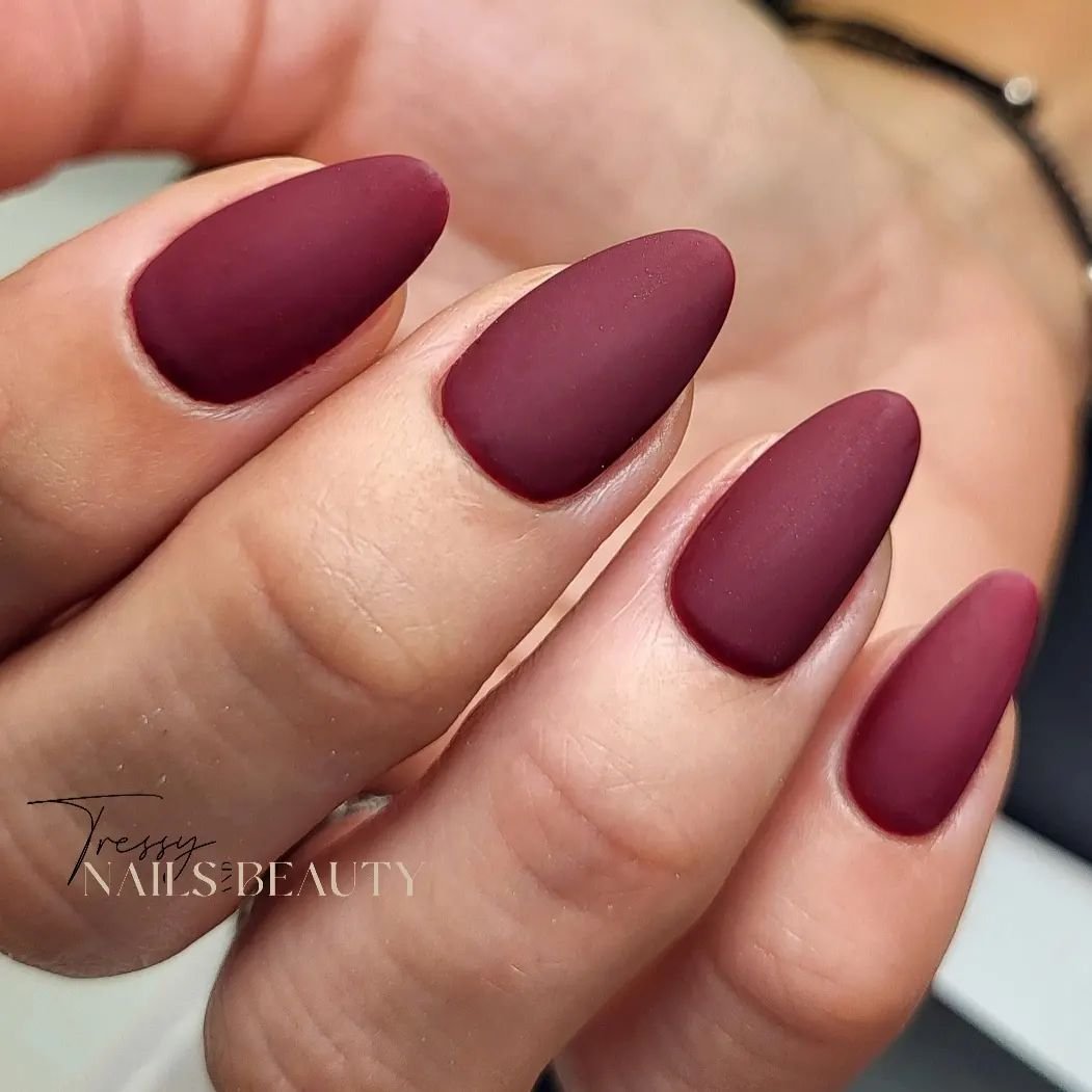 19 - Picture of Red Wine Nails