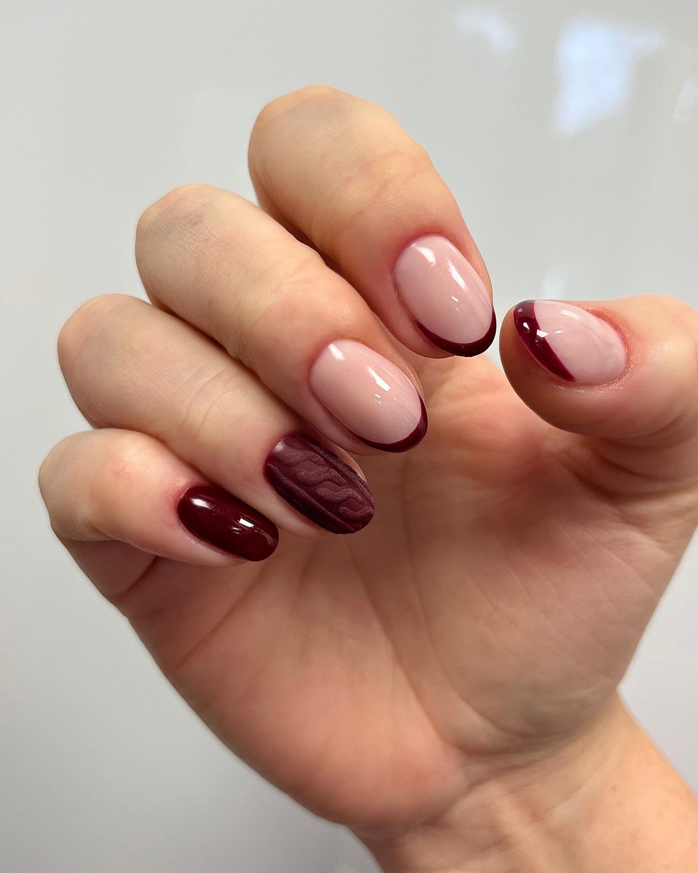 23 - Picture of Red Wine Nails