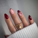 red wine nails 24