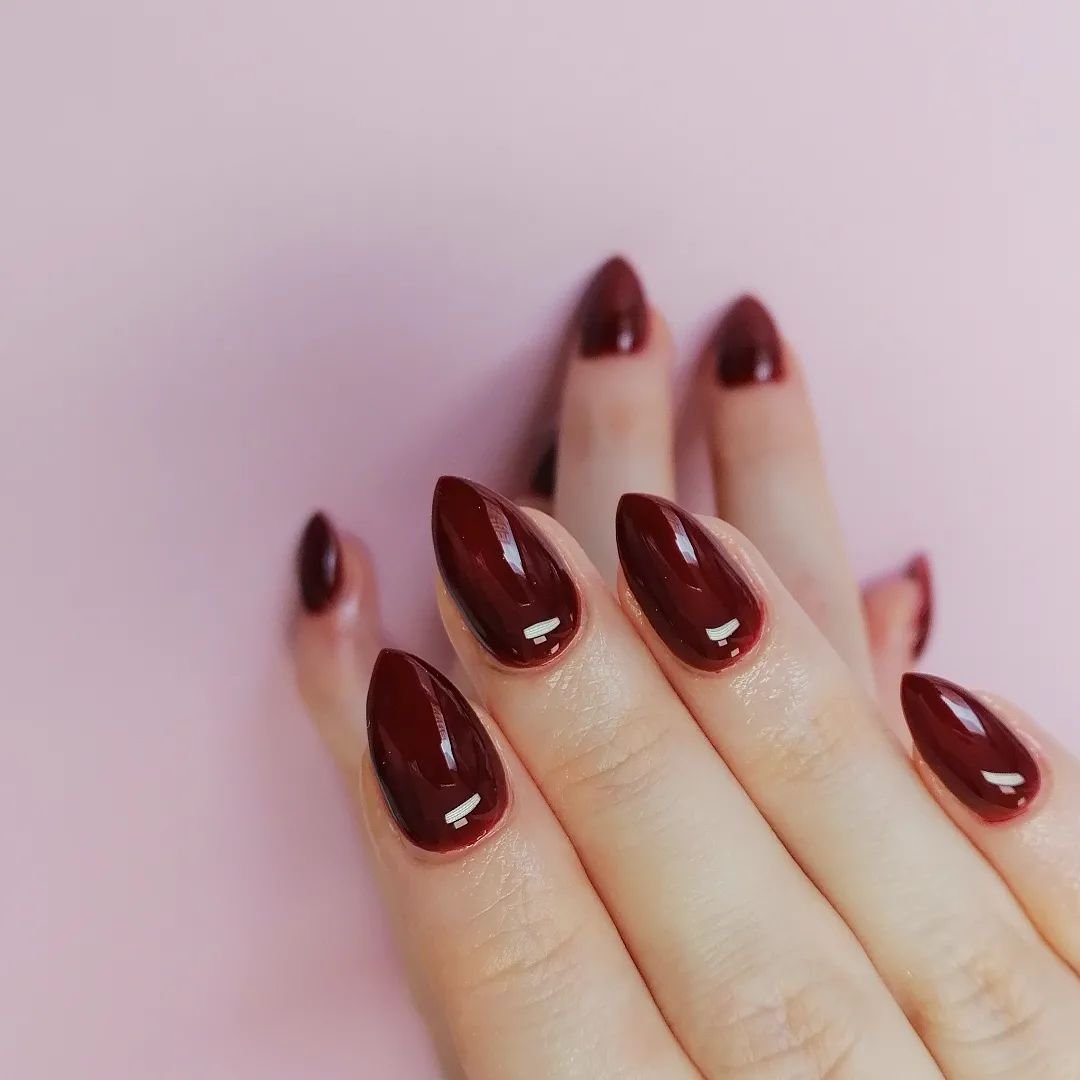 4 - Picture of Red Wine Nails