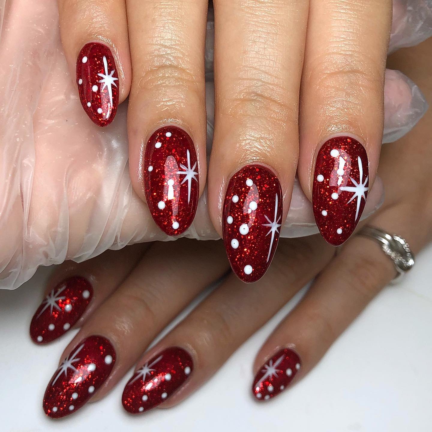 49 - Picture of Christmas Nails