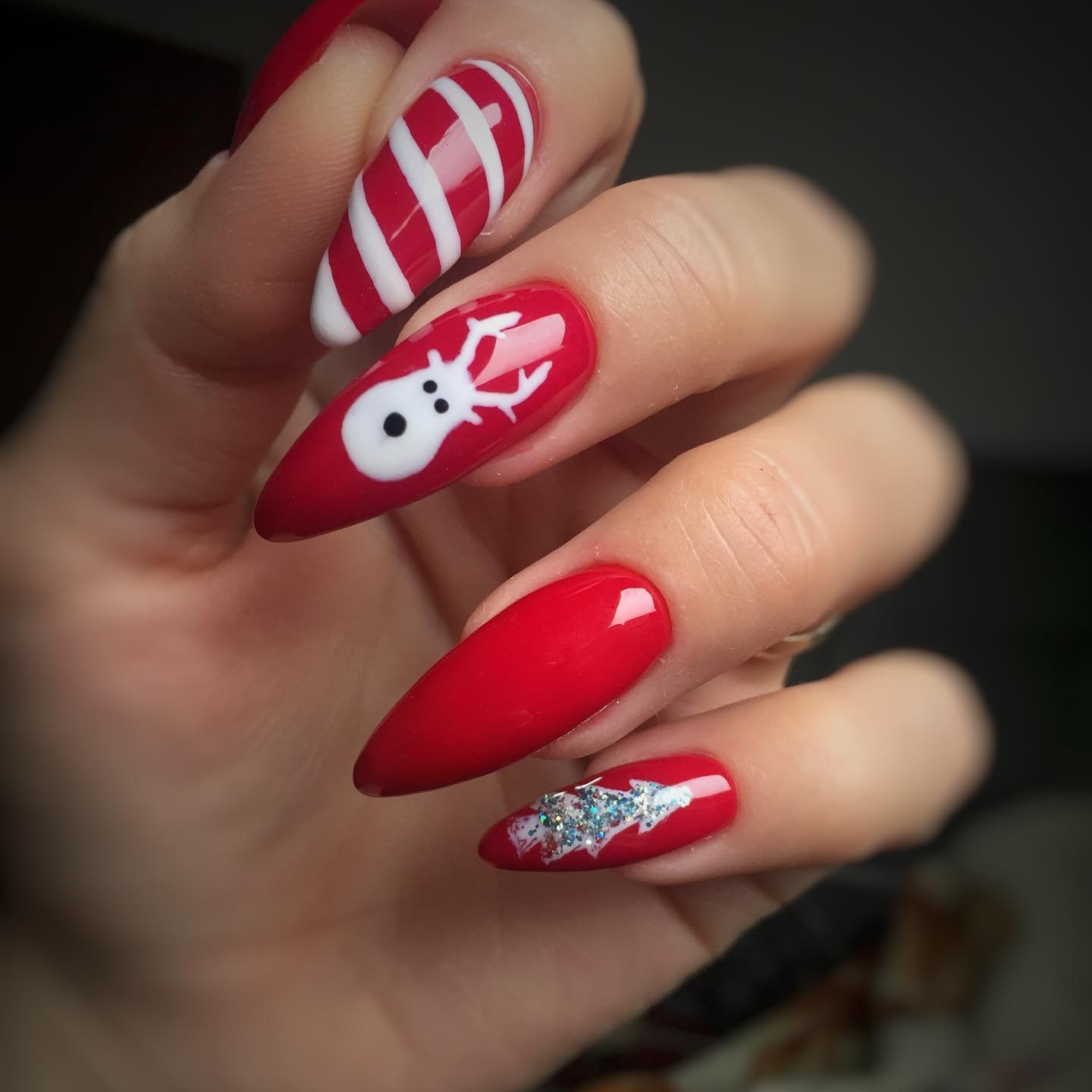 51 - Picture of Christmas Nails
