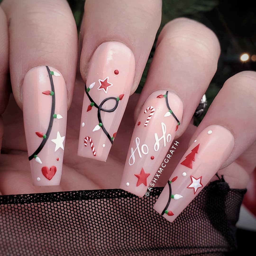 59 - Picture of Christmas Nails