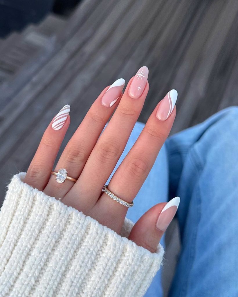 27 Glamorous New Years Nails For Your 2024 New Year S Eve Celebrations   New Years Nails 20 820x1024 