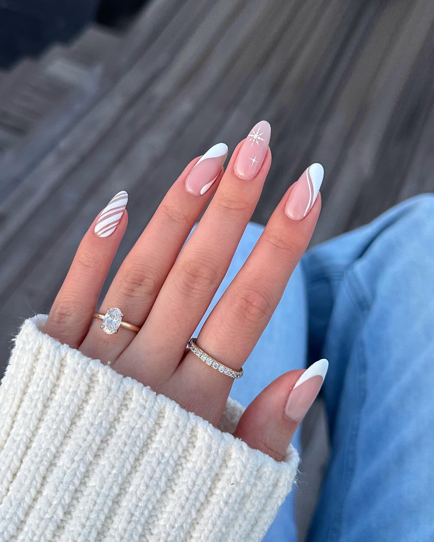 16 - Picture of New Years Nails