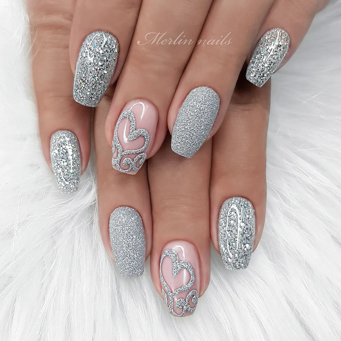 21 - Picture of New Years Nails
