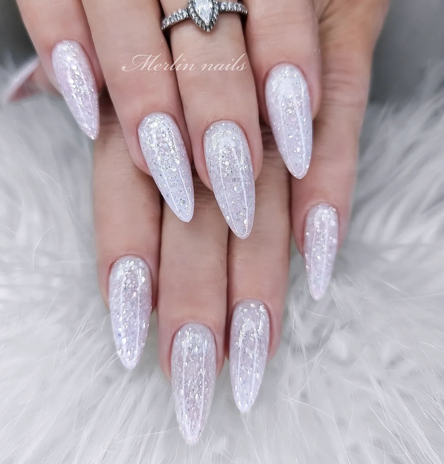 23 - Picture of New Years Nails