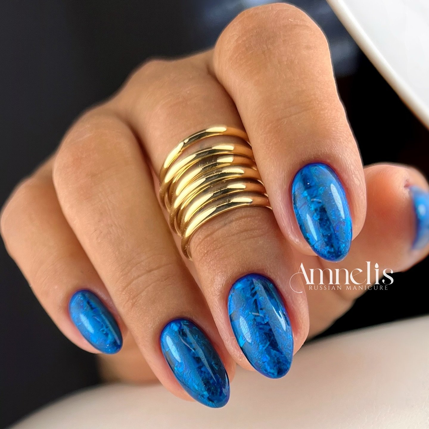 14 - Picture of Blue Nails