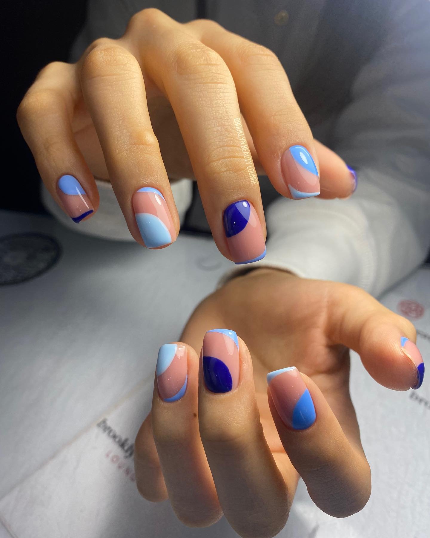26 - Picture of Blue Nails