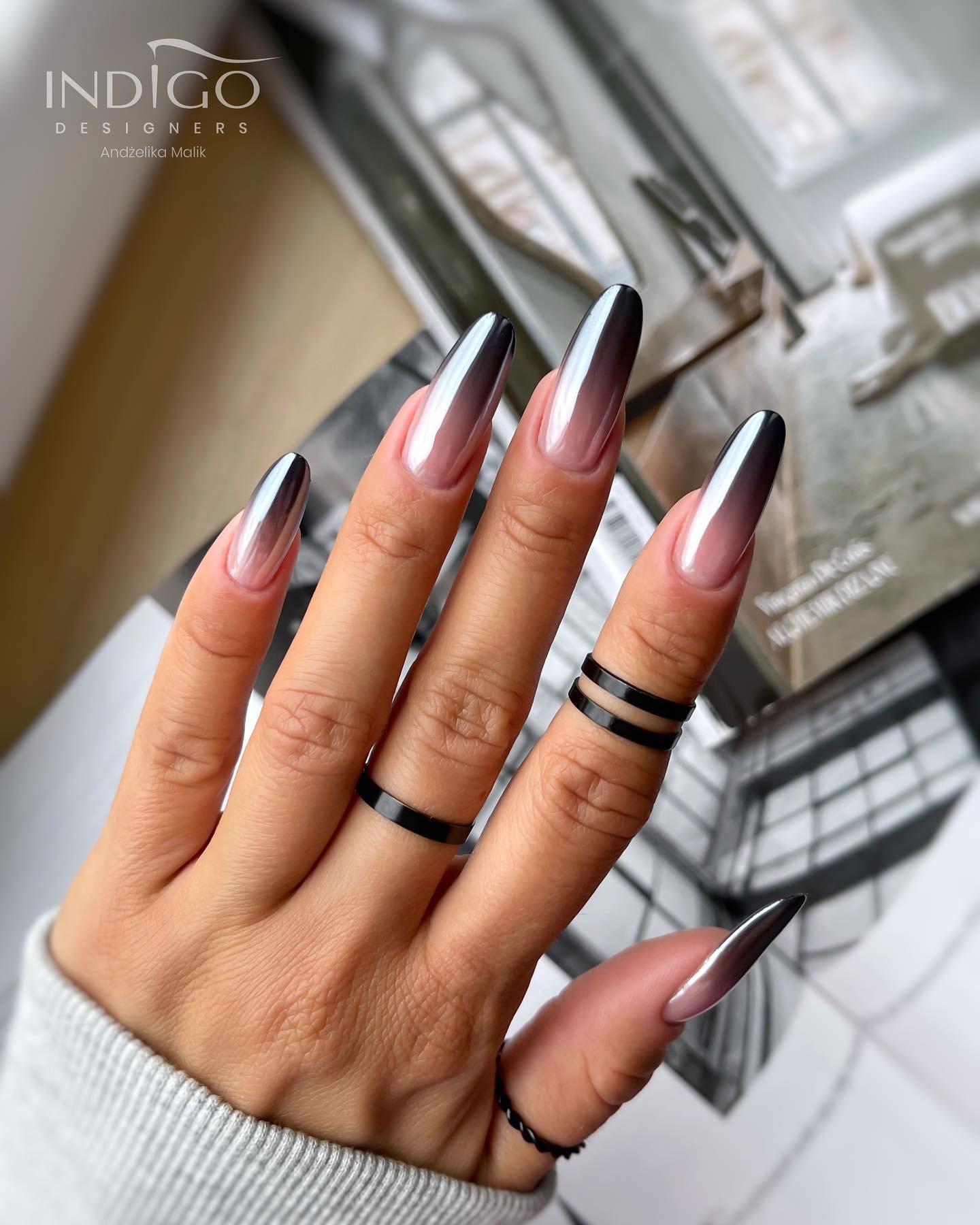 13 - Picture of Chrome Nails