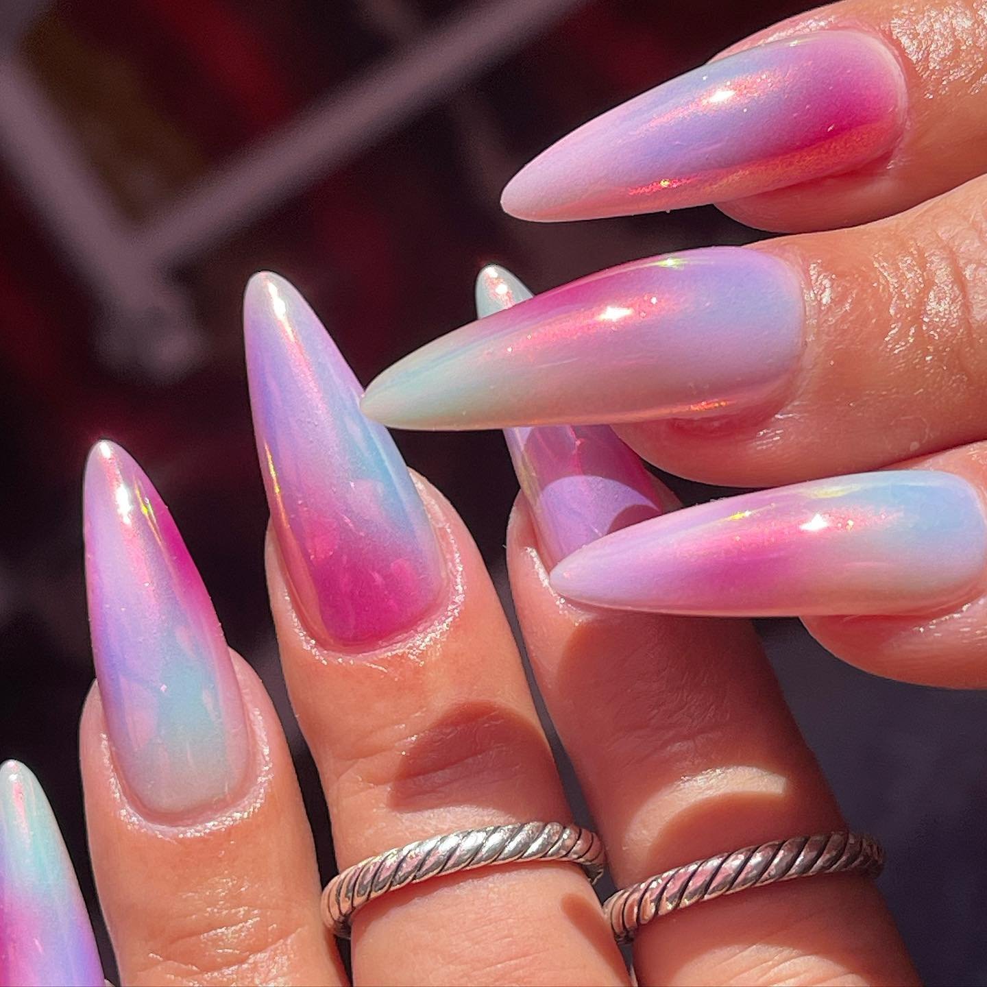 4 - Picture of Chrome Nails