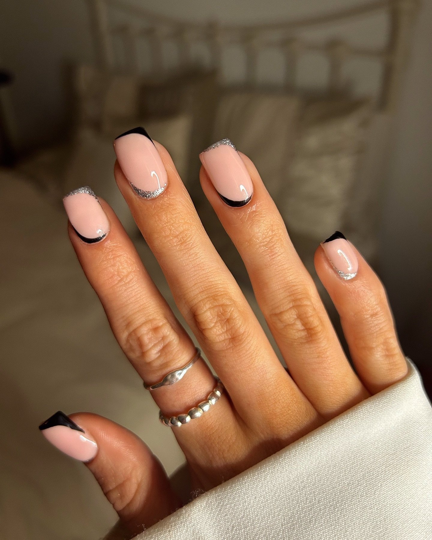 11 - Picture of French Tip Nails