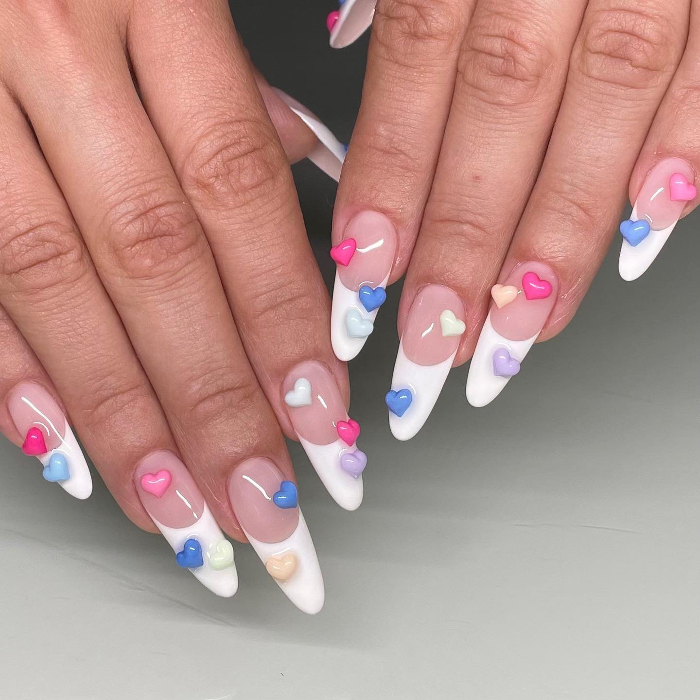 18 - Picture of French Tip Nails
