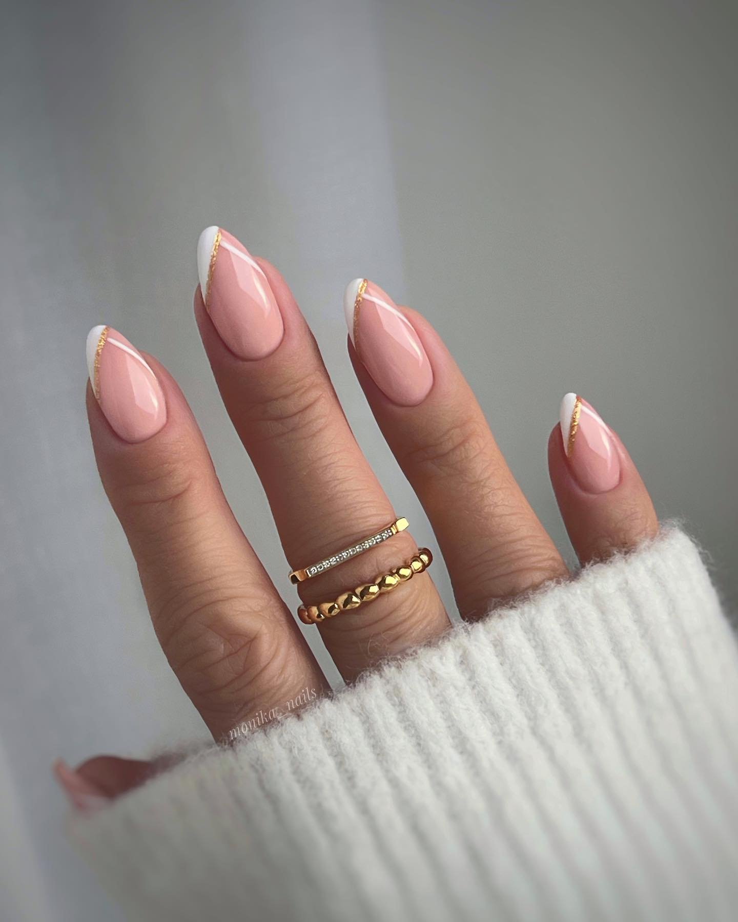 33 - Picture of French Tip Nails