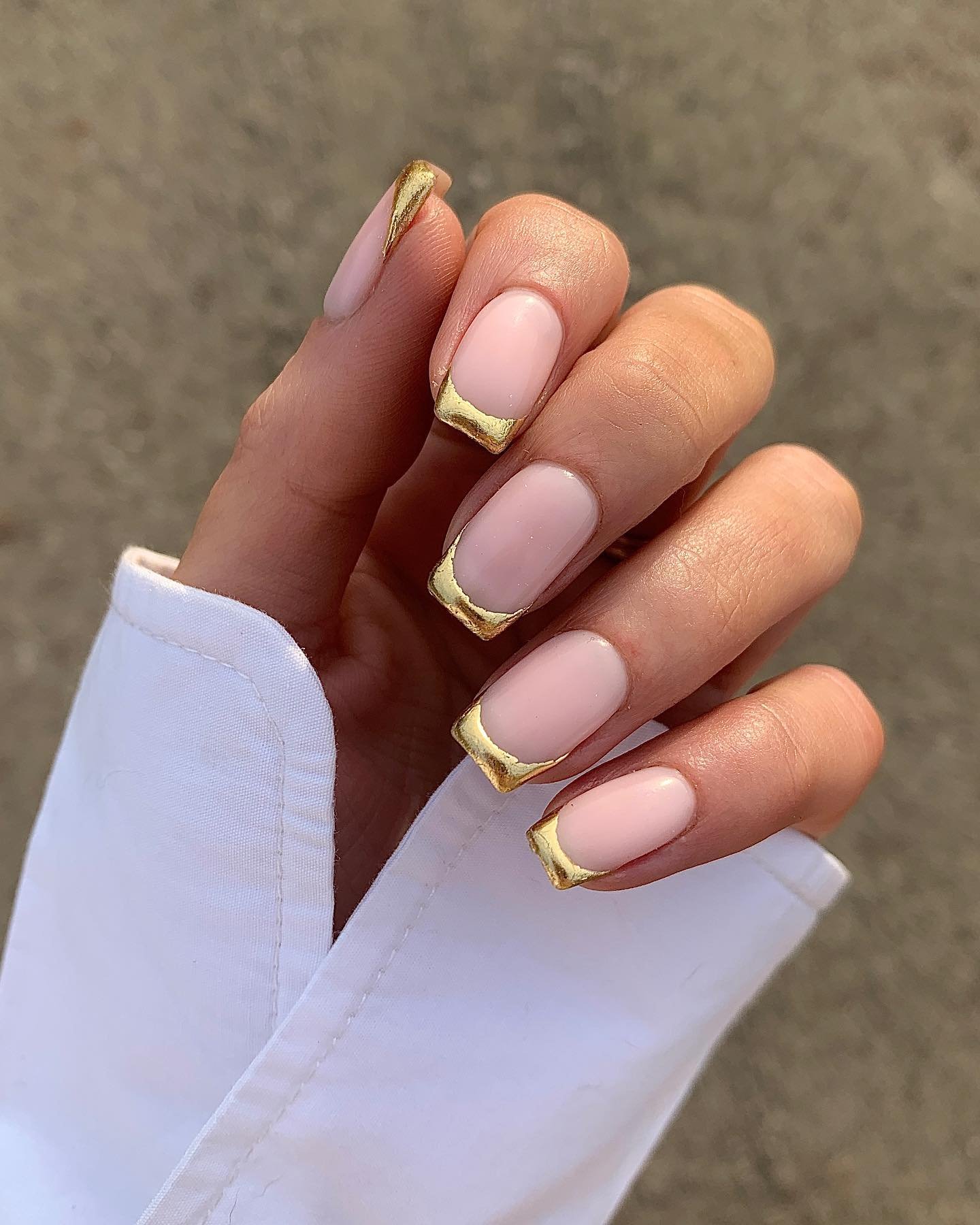 41 - Picture of French Tip Nails
