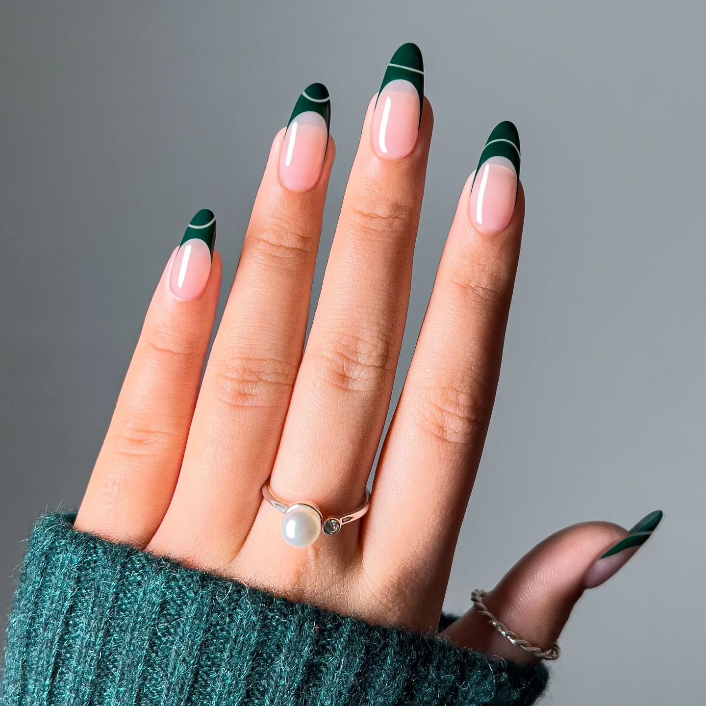 14 - Picture of Green Nails
