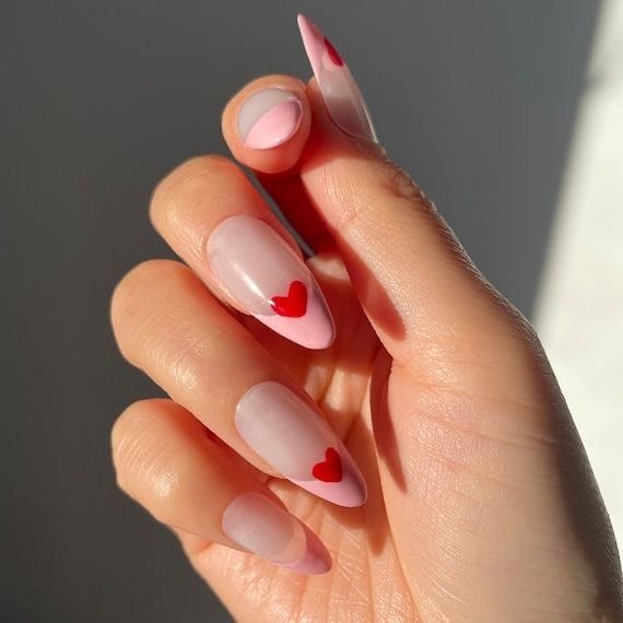 12 - Picture of Valentines Day Nails