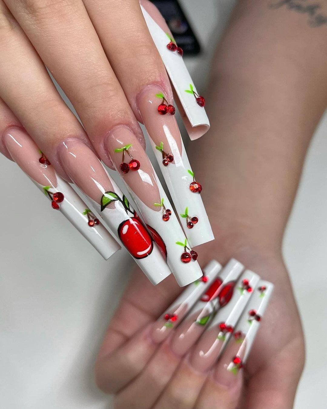 17 - Picture of Valentine's Day Nails