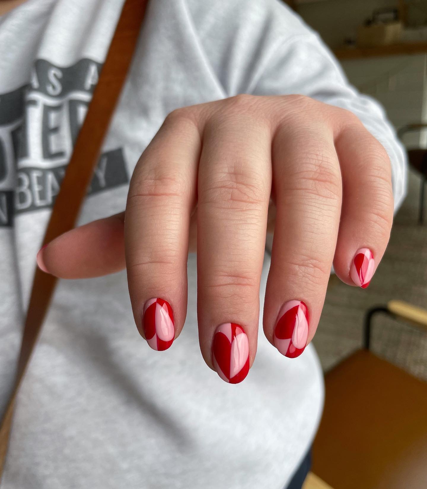 2 - Picture of Valentines Day Nails
