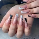 black and white nails 16
